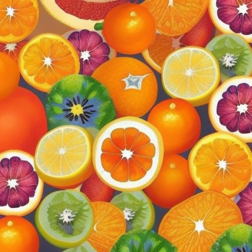 A variety of citrus fruits including grapefruits, oranges, lemons, and limes, showcasing their vibrant colors and pith.