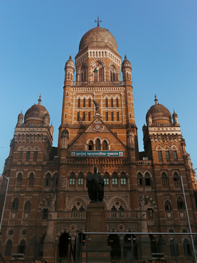 Mumbai's iconic BMC building captured during a clear morning showing its stunning architecture